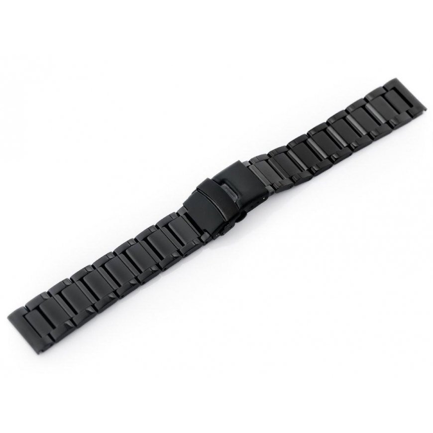 Pacific Model 10 solid bracelet - black 18mm – 2