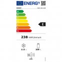 INDESIT Refrigerator | INKS 1341 W4E | Energy efficiency class E | Free standing | Combi | Height 173.6 cm | Refrigerator net ca