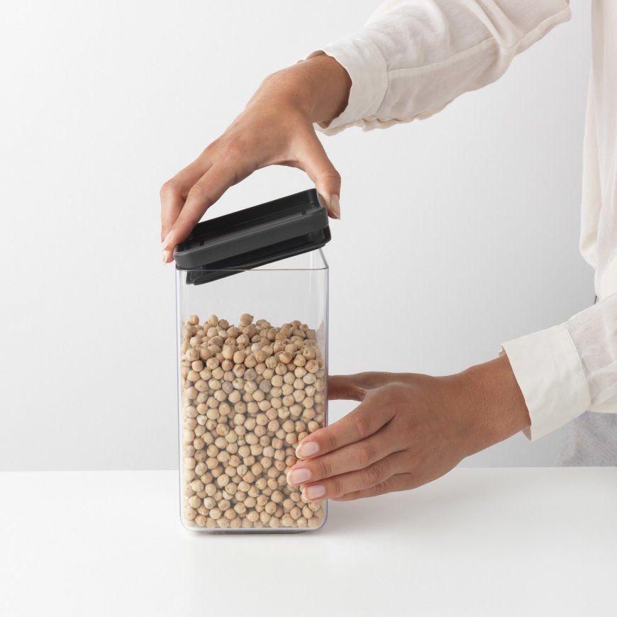 Brabantia Tasty+ Nelinurkne Plast Must, Läbipaistev – 2