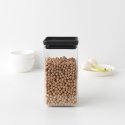 Brabantia Tasty+ Nelinurkne Plast Must, Läbipaistev
