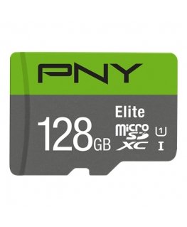 PNY Elite 128 GB MicroSDXC UHS-I Klasės 10