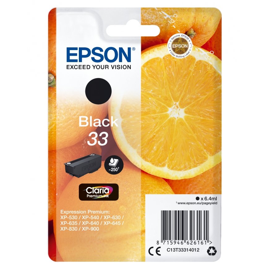 Epson Oranges C13T33314012 tintes kārtridžs 1