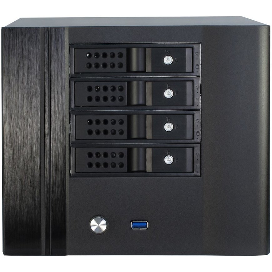 Inter-Tech SC-4004 Small Form Factor (SFF) Melns – 2