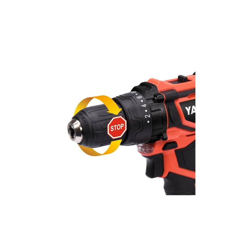 Yato YT-82795 drill 2000 RPM Keyless 1.2 kg Black, Red – 3