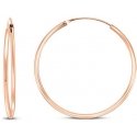 Brilio Silver Brilio Silver Timeless bronze hoop earrings EA020R Brilio Silver Brilio Silver Timeless bronze hoop earrings EA020R