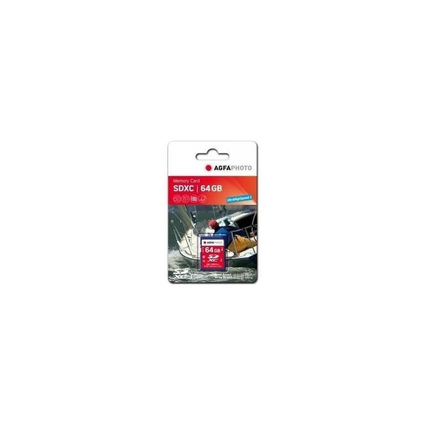 AgfaPhoto 64GB SDXC Klasės 10