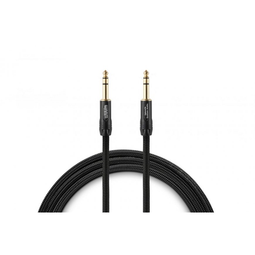 Warm Audio PREM-TRS-3 audiokaabel 0,9 m 6.35mm TRS Must