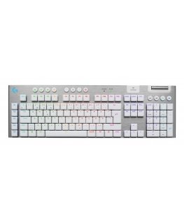 Logitech G 920-012688 klaviatūra Žaidimams USB + RF Wireless + Bluetooth QWERTY Šiaurės šalių Balta