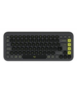 Logitech 920-013071 klaviatūra Universalus „Bluetooth“ QWERTY JAV tarptautinė versija Grafitas, Žalia