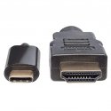 Manhattan 151764 vaizdo kabelio adapteris 2 m C tipo USB HDMI A tipo (standartinis) Juoda Manhattan 151764 vaizdo kabelio adapteris 2 m C tipo USB HDMI A tipo (standartinis) Juoda
