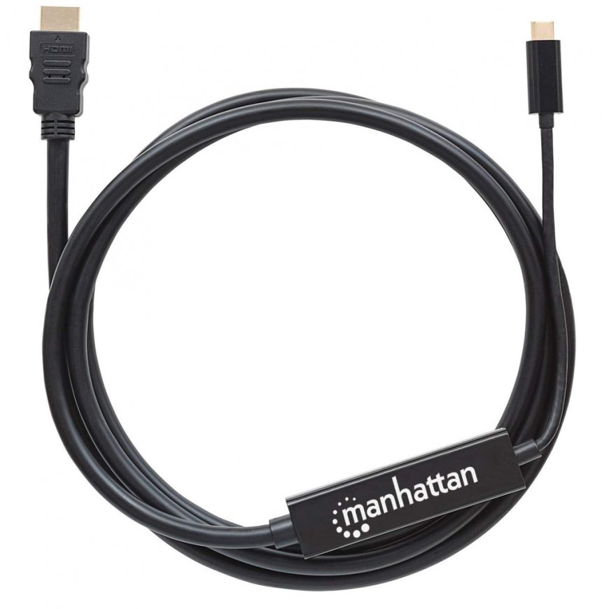 Manhattan 151764 videokaabliadapter 2 m USB tüüp-C HDMI tüüp A (Standard) Must – 5