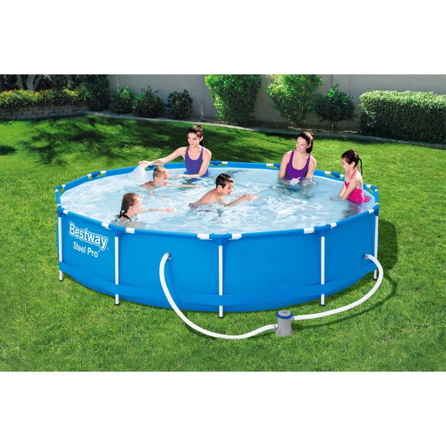 Bestway Steel Pro 12' x 30"/3.66m x 76cm Pool Set – 4