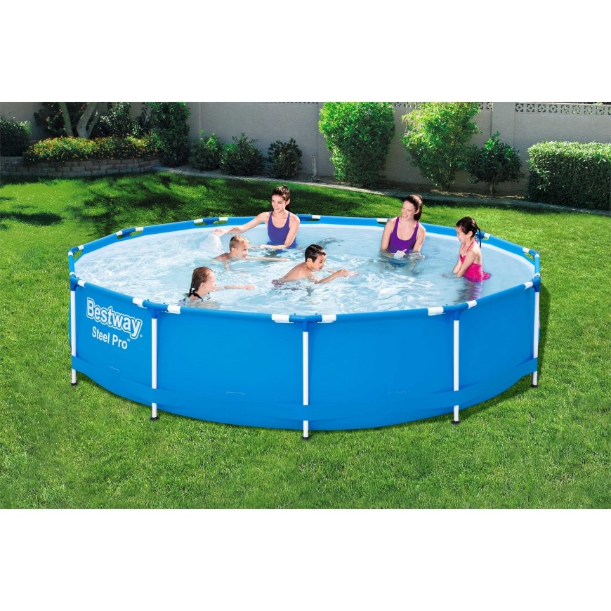 Bestway Steel Pro 56681 antžeminis baseinas Karkasinis baseinas Apskritas 6473 L Mėlyna – 5