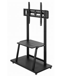 Gembird TVS-100F-01 informācijas displeja stiprinājums 2,54 m (100") Melns