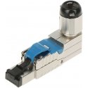 TST EKRANUOTAS KAMPINIS MODULINIS KIŠTUKAS RJ45/FTP6A-HAND-KAT