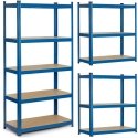 Metal storage shelf 180 x 90 x 40 cm Humberg 4848