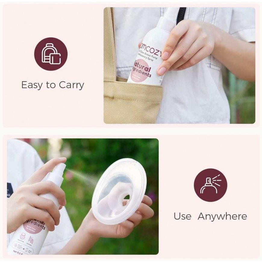 MOMCOZY PORTABLE BREASTFEEDING SPRAY CLEANER – 5