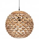 Lamp SAND pendant lamp with hyacinth shade, Ø 38 cm Lamp SAND pendant lamp with hyacinth shade, Ø 38 cm