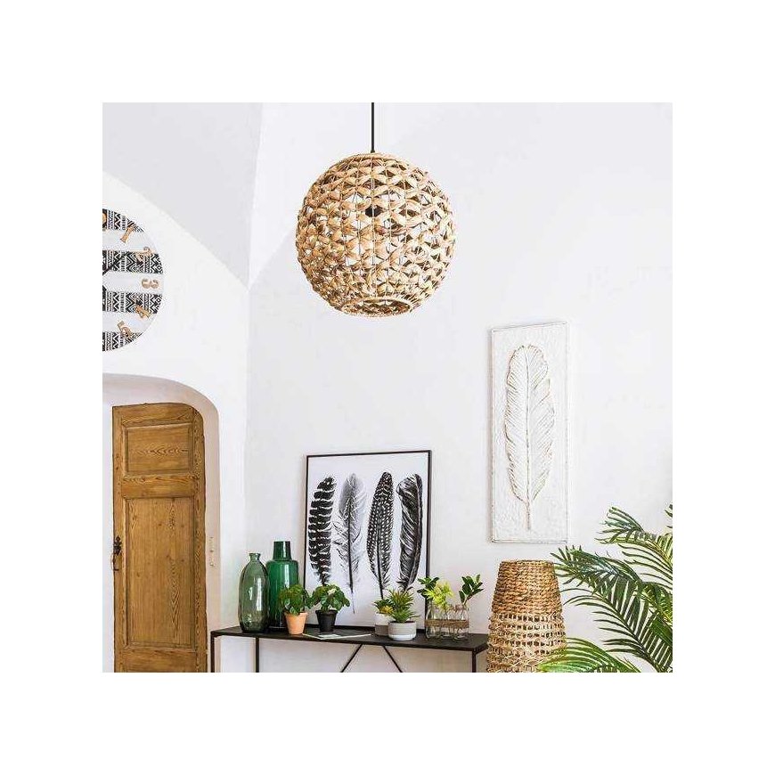 Lamp SAND pendant lamp with hyacinth shade, Ø 38 cm – 3