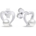 Brilio Silver Romantic silver jewelry set with pearls SET234W (earrings, necklace) Brilio Silver Romantic silver jewelry set with pearls SET234W (earrings, necklace)
