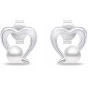 Brilio Silver Romantic silver jewelry set with pearls SET234W (earrings, necklace) Brilio Silver Romantic silver jewelry set with pearls SET234W (earrings, necklace)