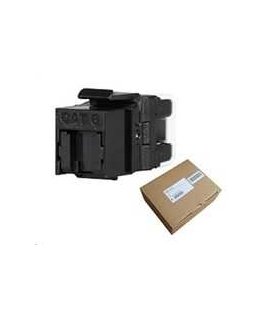 Solarix MULTIPACK 24 kpl - pikakatkaistava keystone CAT6 UTP RJ45 musta SXKJ-6-UTP-BK-NA