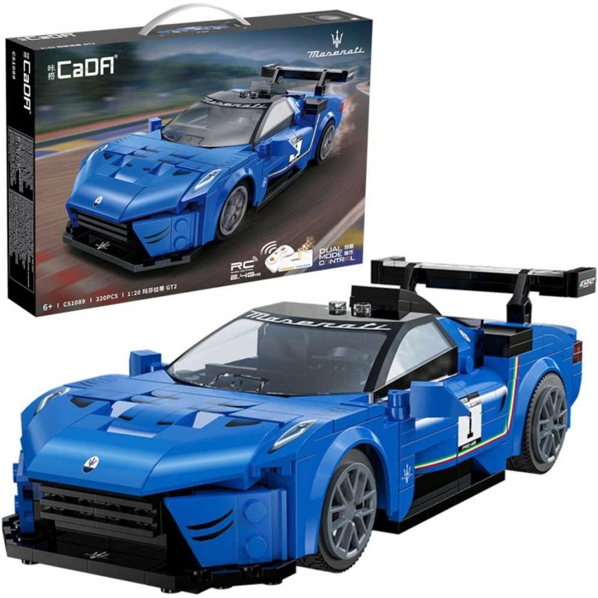 CaDA Building Blocks Remote Control Sports Car Maserati GT2 320 Days RC C51089W – 2