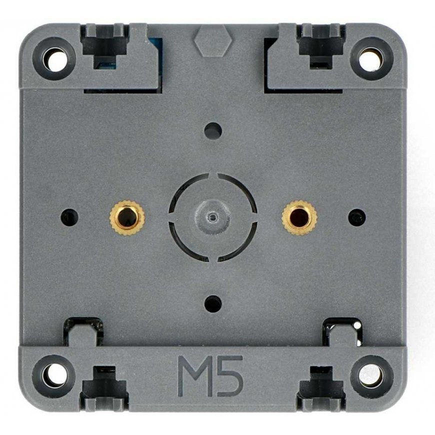 DinBase – dangtelis su 500 mAh baterija – skirtas DIN bėgiui – M5Stack Core kūrimo moduliams – M5Stack M132 – 3