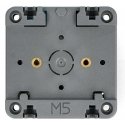 DinBase – cover with 500 mAh battery – for DIN rail – for M5Stack Core development modules – M5Stack M132