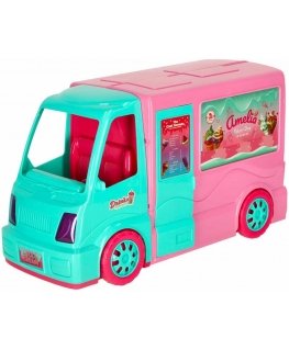 Ikonka Doll car set "Food truck" 21 pcs.