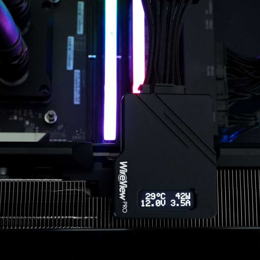 Thermal Grizzly WireView 90 Pro -näytönohjain, 1x12VHPWR - käänteinen – 4