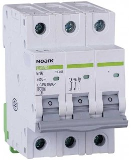 CIRCUIT BREAKER 6 KA, C, 10A, 3P, Ex9BN 3P C10 Noark 100141