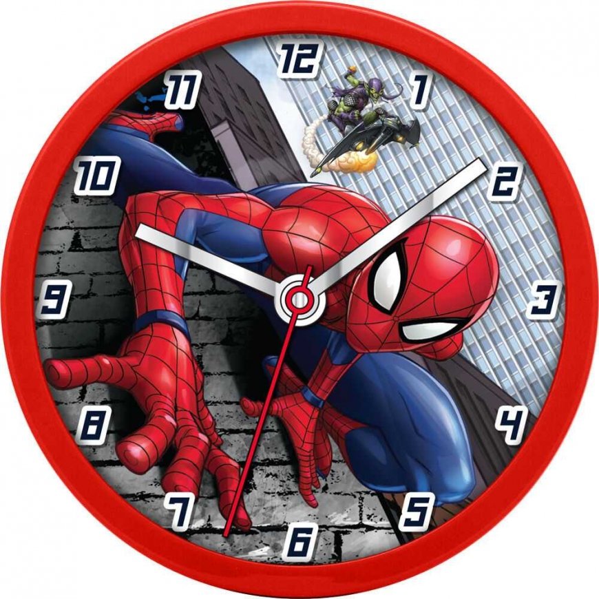 Lasten lisensointi Marvel Spiderman -seinäkello