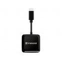 Transcend RDC3 kortelių skaitytuvas USB 3.2 Gen 1 (3.1 Gen 1) Type-C Juoda Transcend RDC3 kortelių skaitytuvas USB 3.2 Gen 1 (3.1 Gen 1) Type-C Juoda