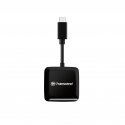 Transcend RDC3 kortelių skaitytuvas USB 3.2 Gen 1 (3.1 Gen 1) Type-C Juoda Transcend RDC3 kortelių skaitytuvas USB 3.2 Gen 1 (3.1 Gen 1) Type-C Juoda