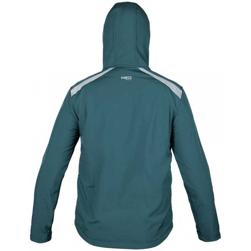 Neo Žalia darbinė striukė su gobtuvu, 4-way stretch, XXL – 4