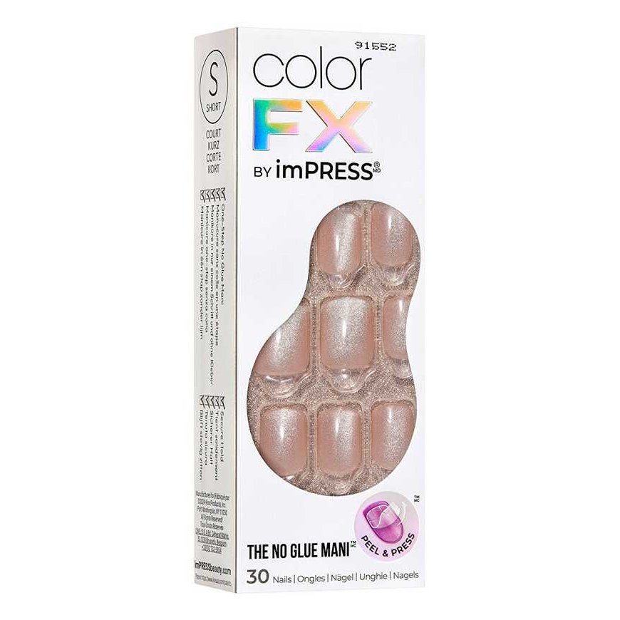 KISS IMPRESS Color FX - Starstruck - Adhesive nails 30 pcs