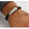 Tommy Hilfiger Modern Black Leather Bracelet 2790349 Tommy Hilfiger Modern Black Leather Bracelet 2790349