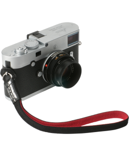 ARTISANARTIST Artisan & Artist I ACAM 313A I Silk Camera Hand Strap, Black/Red