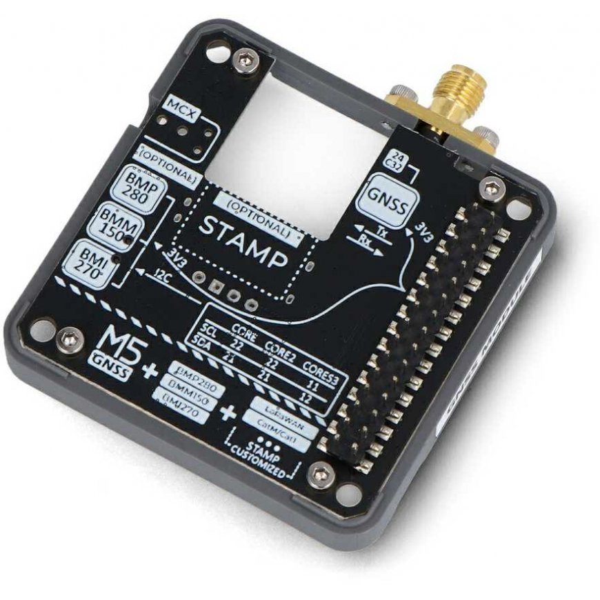 GNSS module with pressure sensor, IMU and magnetometer - NEO-M9N, BMP280, BMI270, BMM150 - M5Stack Core - M5Stack M135