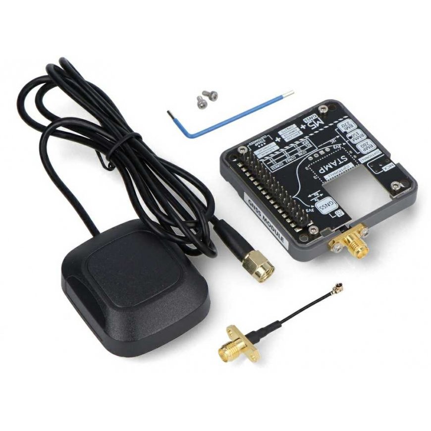 GNSS modulis su slėgio jutikliu, IMU ir magnetometru - NEO-M9N, BMP280, BMI270, BMM150 - M5Stack Core - M5Stack M135 – 5