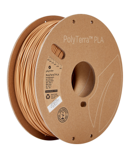 Polymaker Polimakeris PolyTerra PLA - 1kg - 1,75mm - Medinis rudas