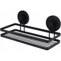Bathroom Solutions Bathroom Solutions shower basket Bathroom basket with suction cups, black, 25 x 10 x 8.7 cm Bathroom Solutions Bathroom Solutions shower basket Bathroom basket with suction cups, black, 25 x 10 x 8.7 cm
