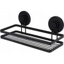 Bathroom Solutions Bathroom Solutions shower basket Bathroom basket with suction cups, black, 25 x 10 x 8.7 cm Bathroom Solutions Bathroom Solutions shower basket Bathroom basket with suction cups, black, 25 x 10 x 8.7 cm