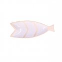 Npc Polska RITUALI DOMESTICI PELAGICOILLOGICO Talerz ryba white 30.5 x 12.5 x 3 cm Npc Polska RITUALI DOMESTICI PELAGICOILLOGICO Talerz ryba white 30.5 x 12.5 x 3 cm