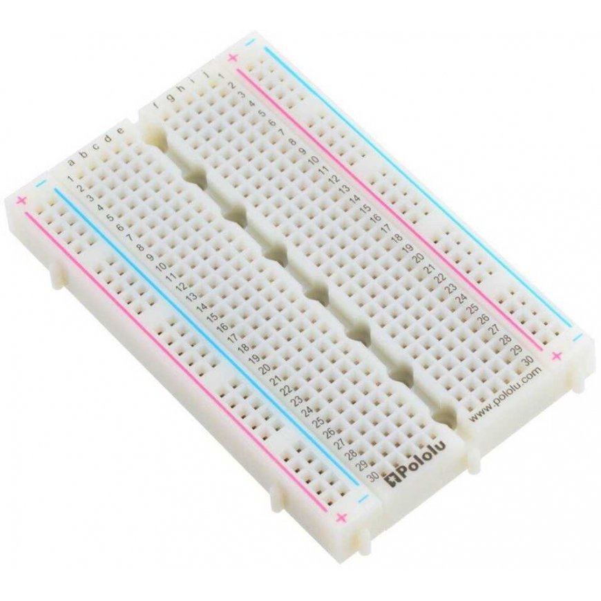 Breadboard, 400 holes with mounting holes, Pololu 4000