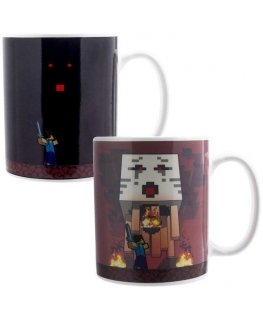 Paladone MINECRAFT muki - Nether | Lämpöreaktiivinen 300 ml
