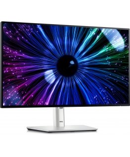 DELL UltraSharp U2424HE PC lamekuvar 60,5 cm (23.8") 1920 x 1080 pikslit Full HD LCD Must, Hõbe