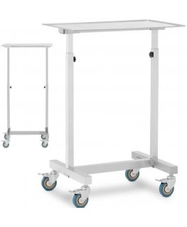 Steinberg Systems Table, treatment trolley, adjustable, STEEL, 60 x 40 cm