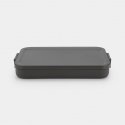 Brabantia Make & Take Lounasrasia 1,1 L Muovi Harmaa 1 kpl Brabantia Make & Take Lounasrasia 1,1 L Muovi Harmaa 1 kpl
